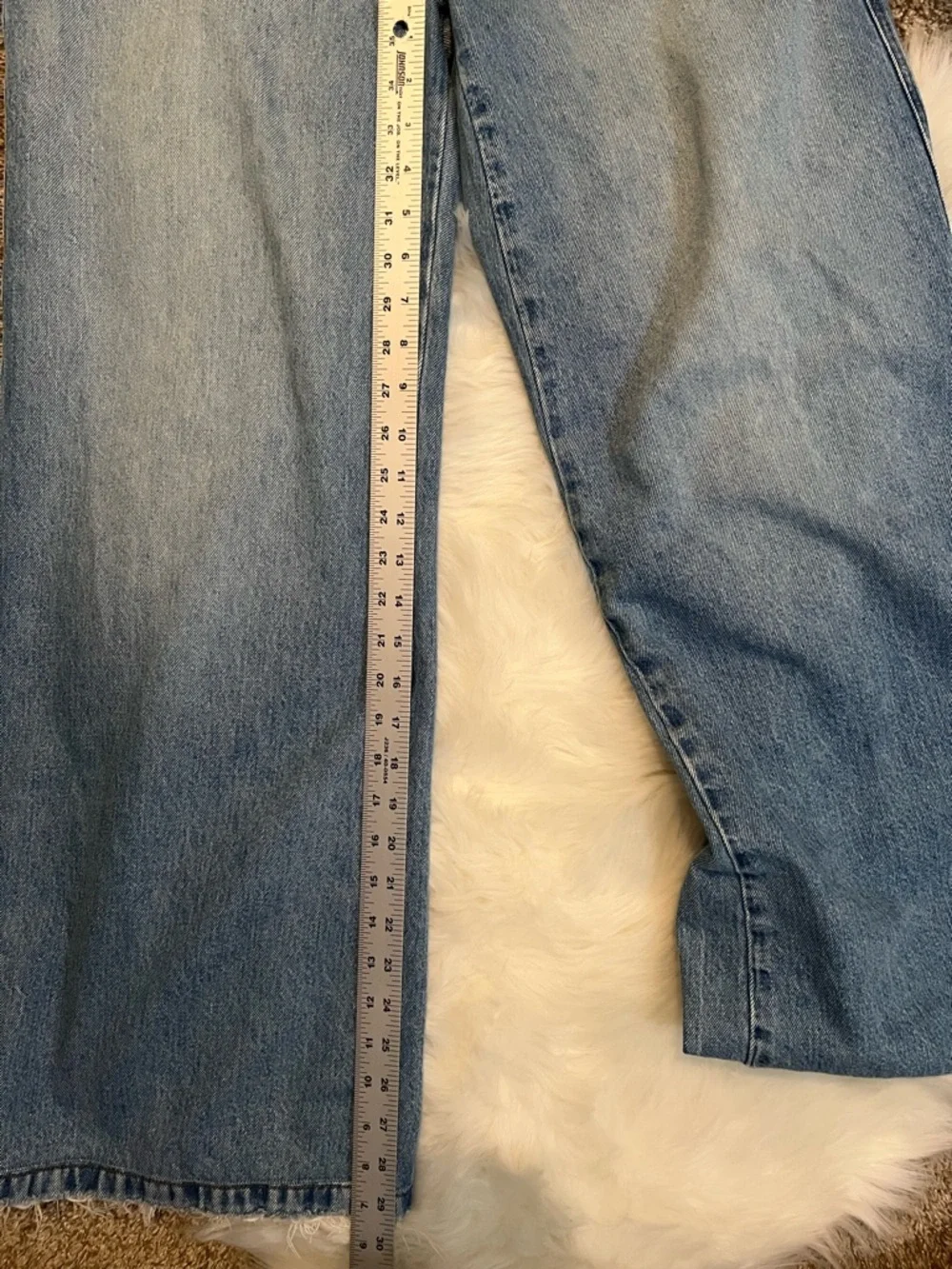 Favorite Daughter The Masha Light Wash Denim Jeans size 30 High rise wide leg - Picture 9 of 10